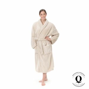 Super pehmoinen fleece aamutakki.