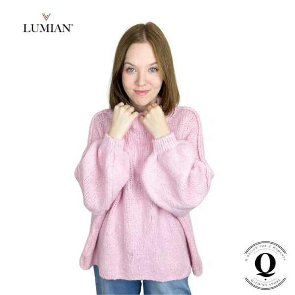 Nelly_oversized_neule_pinkki