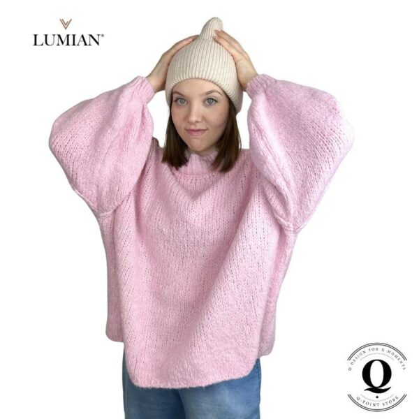 Nelly_oversized_neule_pinkki