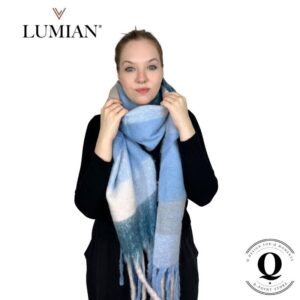 Iso huivi, Abriana v.sininen