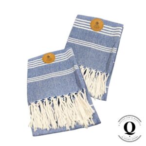 Hamam fouta pyyhe denim blue