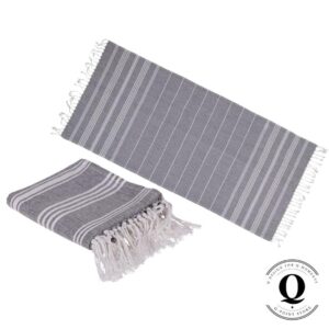 Hamam fouta pyyhe harmaa