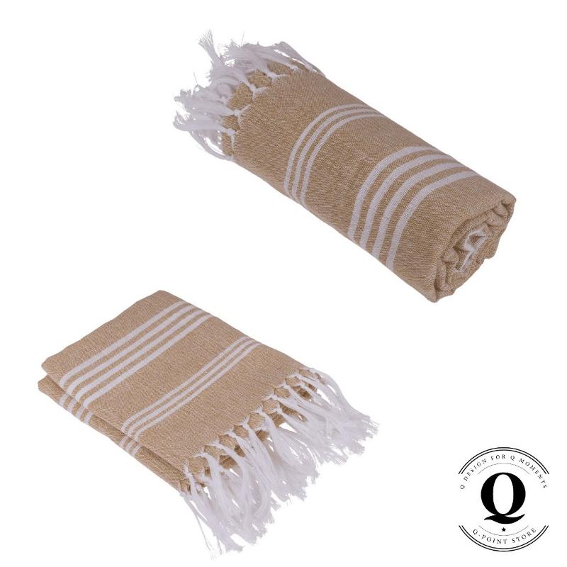 Hamam fouta pyyhe beige